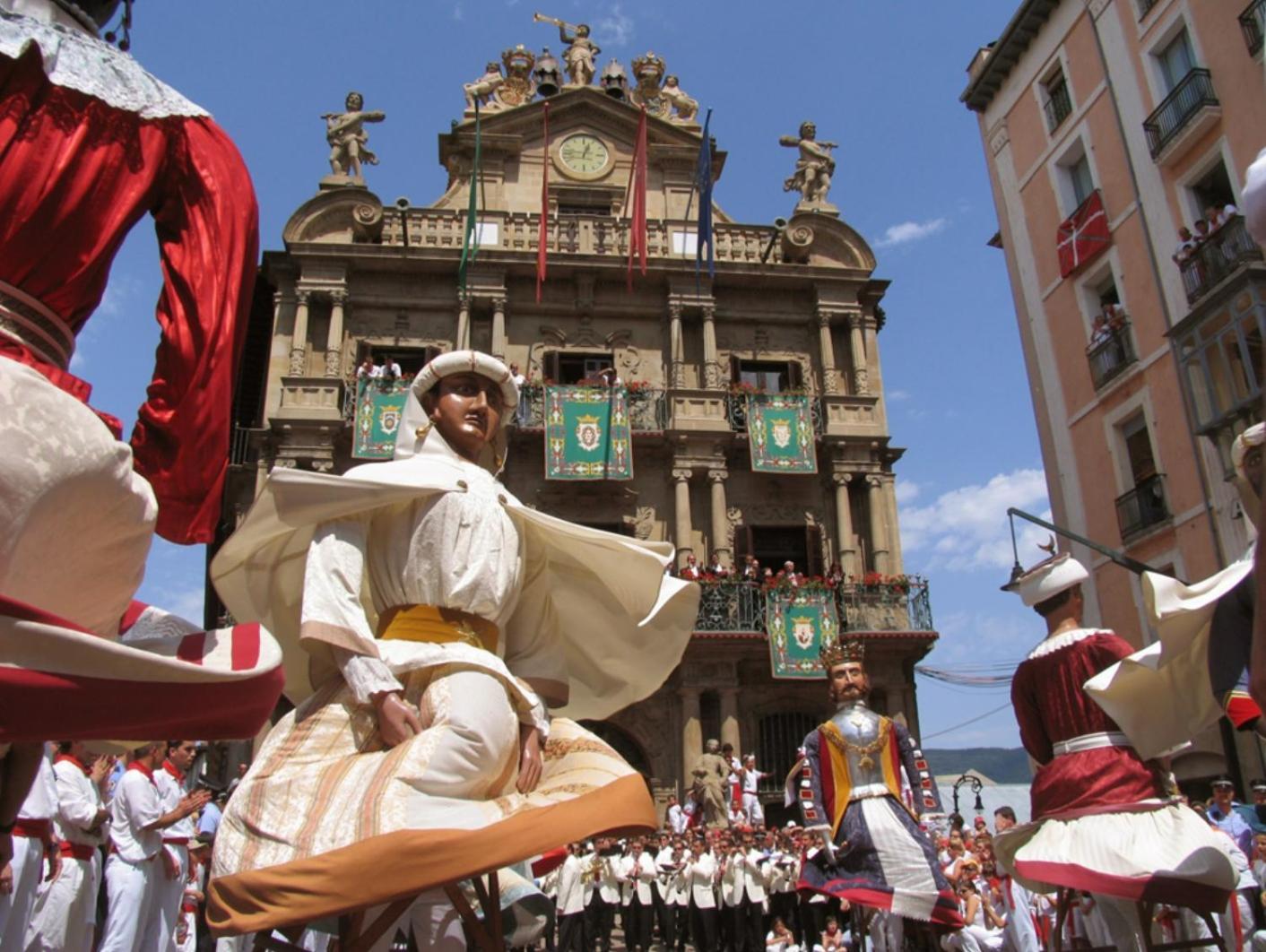 Centro Historico Exterior, Calle Nueva Dos Balcones Pamplona Dış mekan fotoğraf